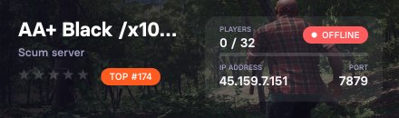 AA+ Black /x10 Loot+/Guns+/Skill+/No Mechs and NPC's+