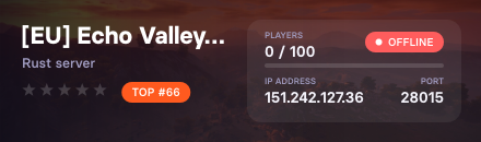 [EU] Echo Valley 3x | Solo/Duo/Trio | Kits/TP/Trade |