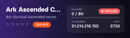 Ark Ascended Cluster Käsekuchen