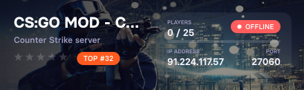 CS:GO MOD - CS2 MOD | CSGO GameFuture.pl | Skiny | Klany | Operacje | Skrzynie | Klucze