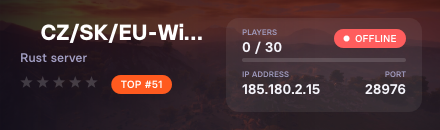 ★CZ/SK/EU-WipeLand PVE / PVP | Solo/Duo | 1,5x | LVL | ECON