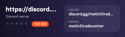 https://discord.gg/metin2tradecenter  https://metin2tradecenter.blogspot.com/