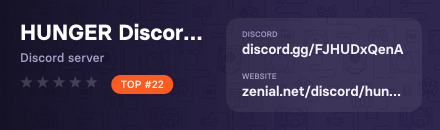 HUNGER Discord Deutsch