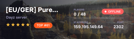 [EU/GER] Pure Cherno I BBP I CodeLock I KeyCard I Airdrop I Exp