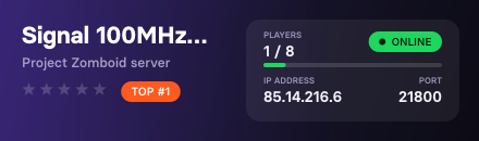 Signal 100MHz - EU vanilla hardcore settings factions PVE/PVP