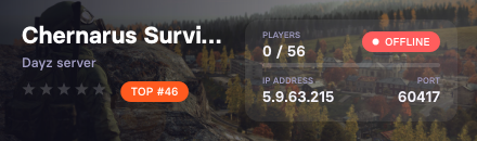 Chernarus Survival #1 EU - SOLO DUO TRIO | 1PP | VANILLA + MOD