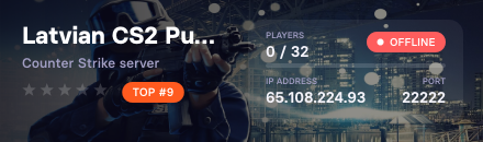 Latvian CS2 Public Server | Massa.lv | !knife
