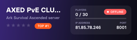 AXED PvE CLUSTER