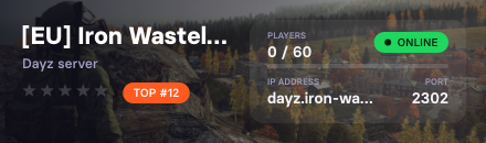 [EU] Iron Wasteland | PvP