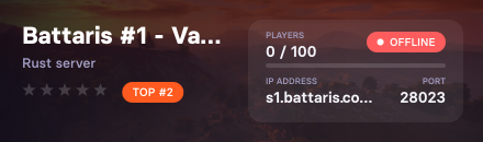 Battaris #1 - Vanilla+ 2x | Shared BPs