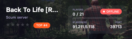 Back To Life [RU/EN][HARDCORE][PvE+PvP Justice System]