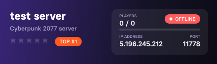 test server