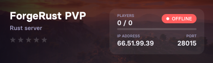 ForgeRust PVP