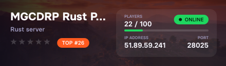 MGCDRP Rust PVEDE