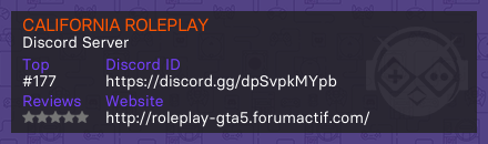 CALIFORNIA ROLEPLAY