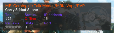 MB-Gaming.de Talk Modes/M9K-Vape/PVP