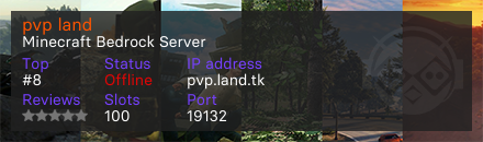 pvp land - Minecraft Bedrock Server