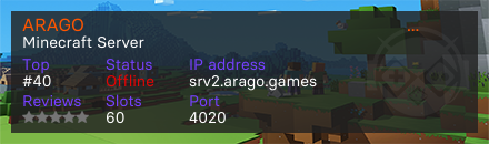 ARAGO Сервера майнкрафт с модами - Minecraft Server