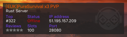 [EUK]PureSurvival x3 PVP