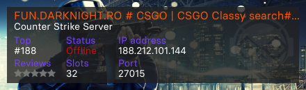 FUN.DARKNIGHT.RO # CSGO | CSGO Classy search#admins - Counter Strike Server