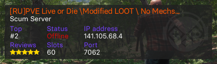 [RU]PVE Live or Die \Modified LOOT \ No Mechs\ Skills x3\Qustom quest 