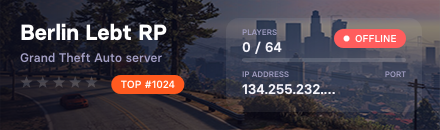 Berlin Lebt RP - Server GTA