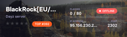 BlackRock[EU/DE|PvP/PvE|SafeBase|Trader|Car+/Heli+/Guns+/Drugs+]