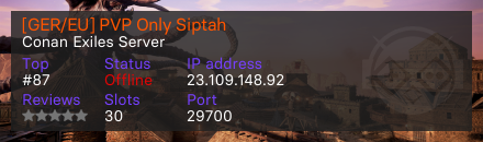 [GER/EU] PVP Only Siptah