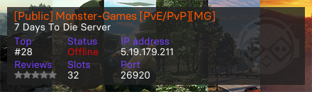 [Public] Monster-Games [PvE/PvP][MG]