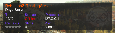 RebellionZ-TestingServer