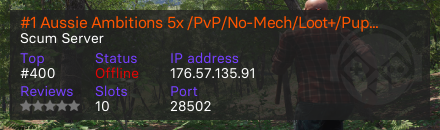#1 Aussie Ambitions 5x /PvP/No-Mech/Loot+/Puppet+
