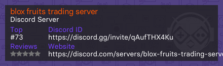 blox fruits trading server - Discord Server