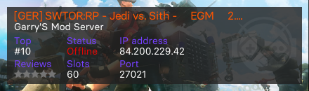 [GER] SWTOR:RP - Jedi vs. Sith - ★EGM★ 2.0.4