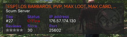 [ESP] LOS BARBAROS, PVP, MAX LOOT, MAX CARD, NO MECHS,