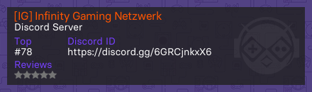[IG] Infinity Gaming Netzwerk