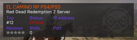 EL CAMINO RP PS4/PS5