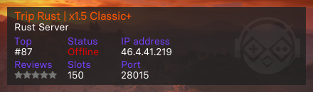 Trip Rust | x1.5 Classic+