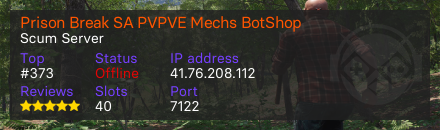 Prison Break SA PVPVE Mechs BotShop
