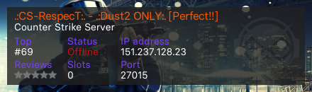 .:CS-RespecT:. - .:Dust2 ONLY:. [Perfect!!]