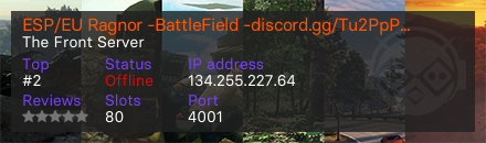 ESP/EU Ragnor -BattleField -discord.gg/Tu2PpPuVgy