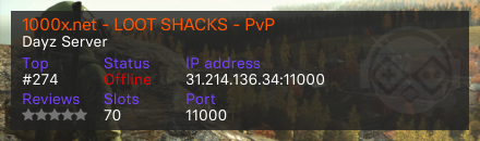 1000x.net - LOOT SHACKS - PvP