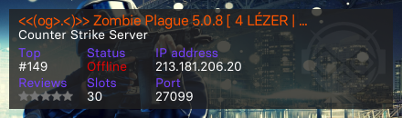 <<(og>.<)>> Zombie Plague 5.0.8 [ 4 LÉZER | VIP | OLD SCHOOL ]
