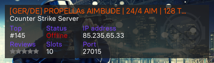 [GER/DE] PROPELLAs AIMBUDE | 24/4 AIM | 128 TICK
