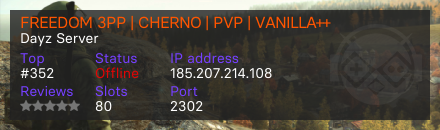 FREEDOM 3PP | CHERNO | PVP | VANILLA++