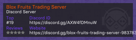 Blox Fruit Trading Servers