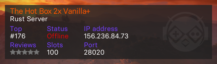 The Hot Box 2x Vanilla+