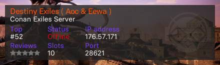 Destiny Exiles ( Aoc & Eewa )