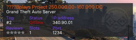 ????Bplays Project 250.000.00-160.000 DC