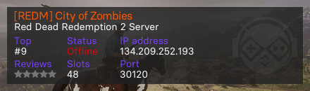 [REDM] City of Zombies