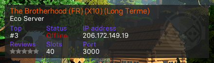 The Brotherhood (FR) (X10) (Long Terme)